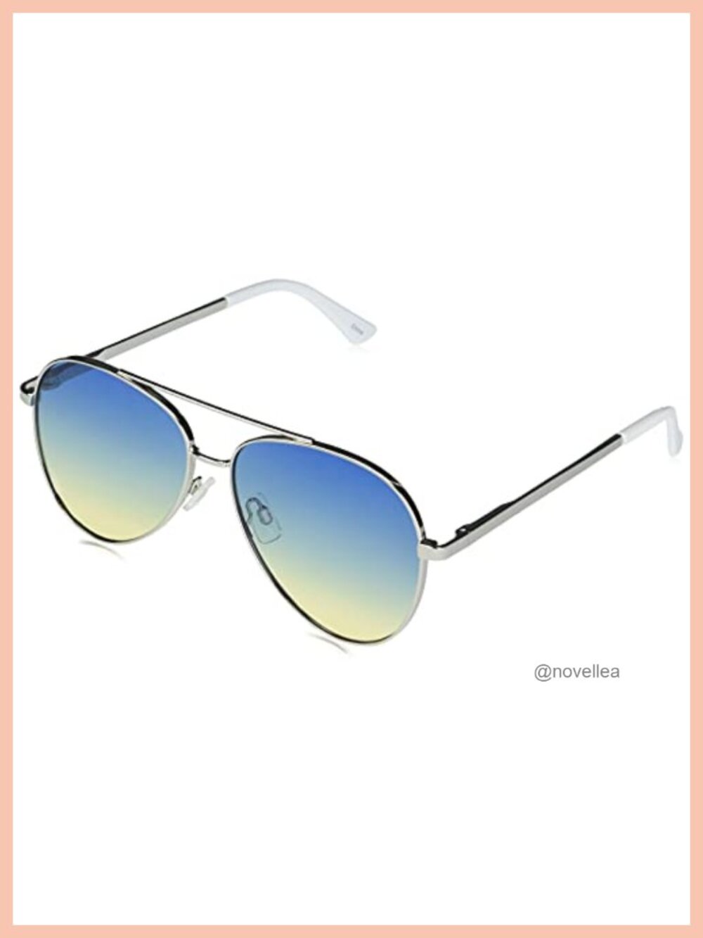 Women's Metal Aviator Pilot Sunglasses UV400 Protection